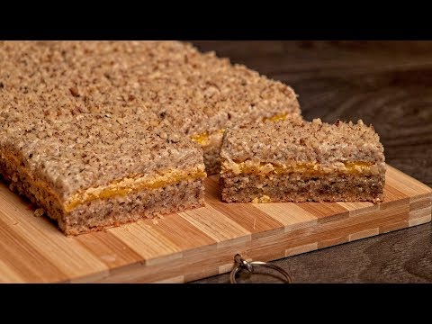 Žute štangle - Orah štangle - Carski mesec / Old fashioned yellow cookie bars (ENG SUB)