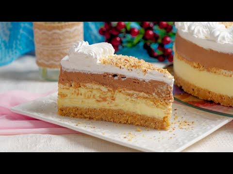 Kremasta posna torta ❗❗ Bez pečenja, mleka i jaja