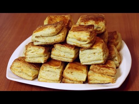 Pogačice sa čvarcima - Puff pastry with cracklings