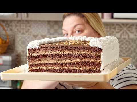 Najlepša POSNA torta koju sam napravila! Ferrero torta - Puna čokolade i lešnika!