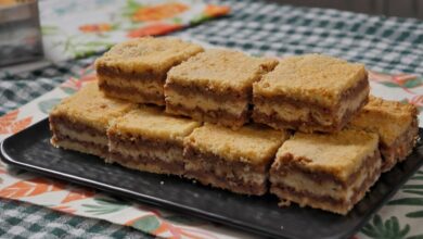 posna lenja pita sa jabukama