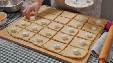 trouglići punjeni sirom