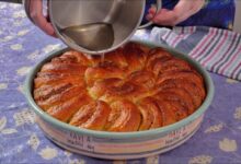 slatka posna pogača sa orasima