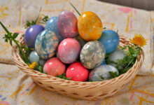 kako ofarbati jaja za Uskrs