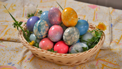 kako ofarbati jaja za Uskrs