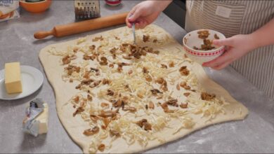 Posno pecivo sa šampinjonima