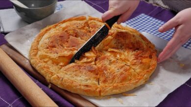 šarena pita od mesa i krompira